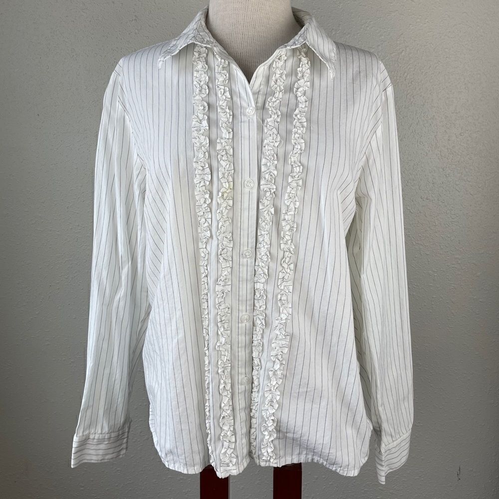 Charter Club Button Down Shirt Size 14 EUC